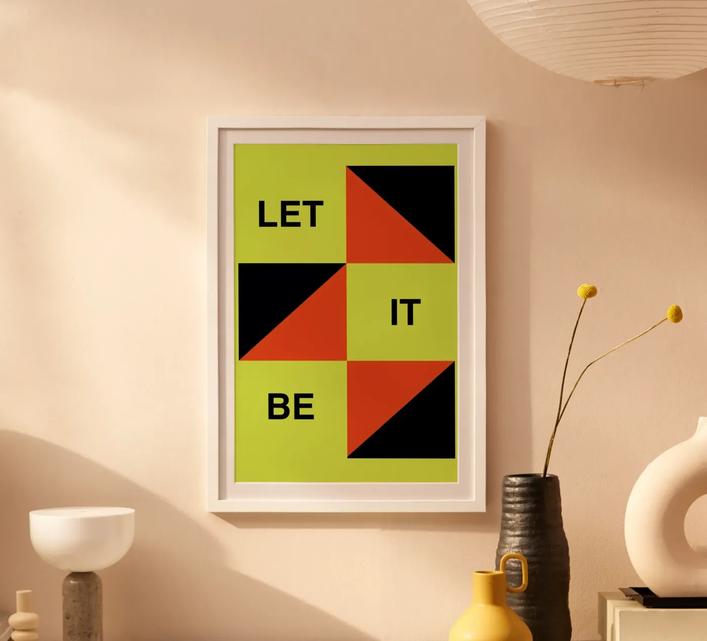 Let It Be poster de Naxart