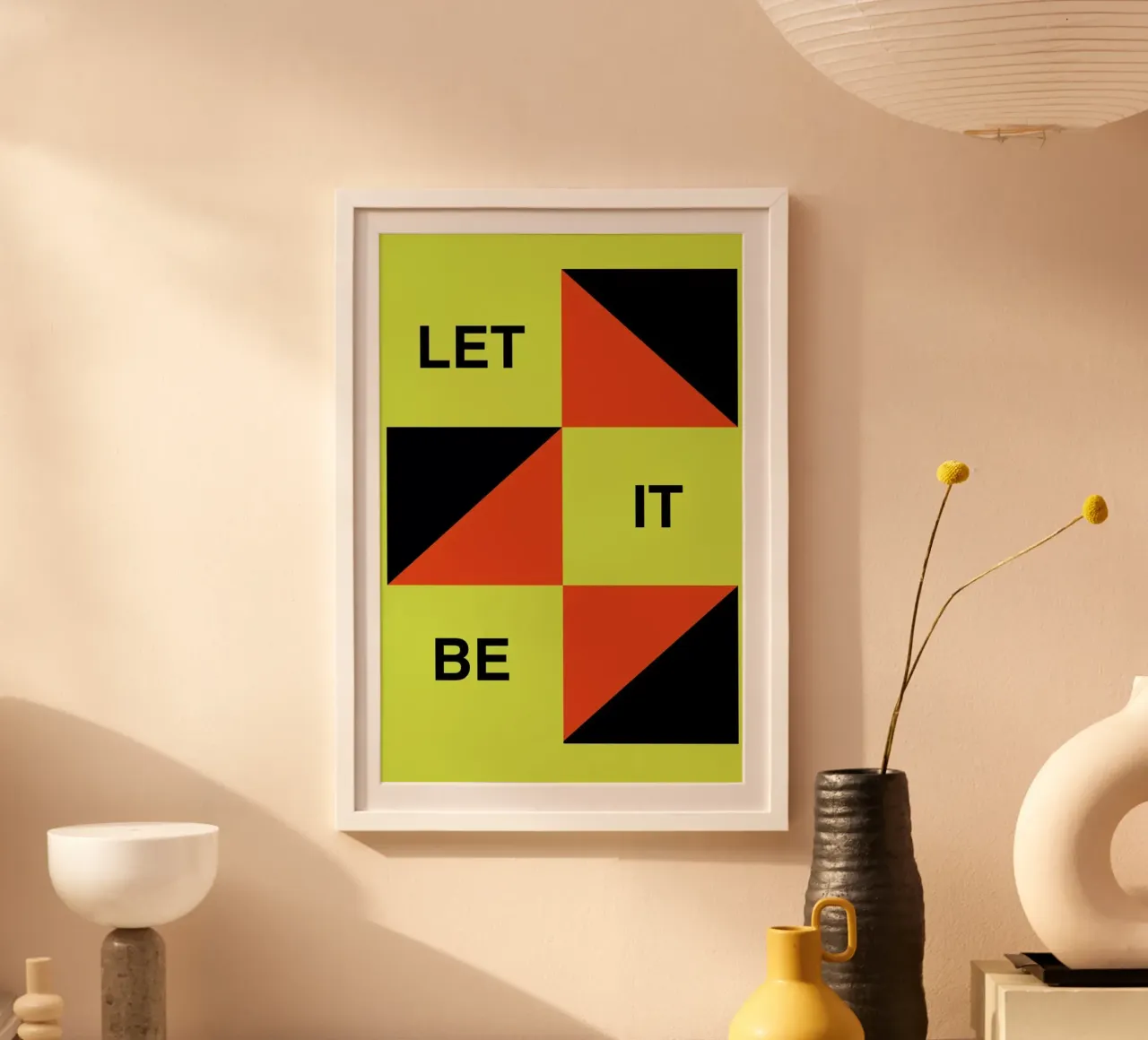 Let It Be poster by Naxart