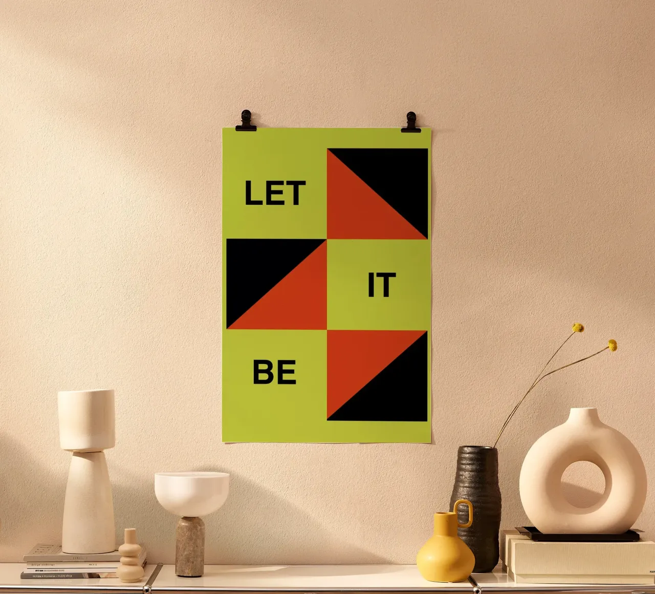 Let It Be poster by Naxart