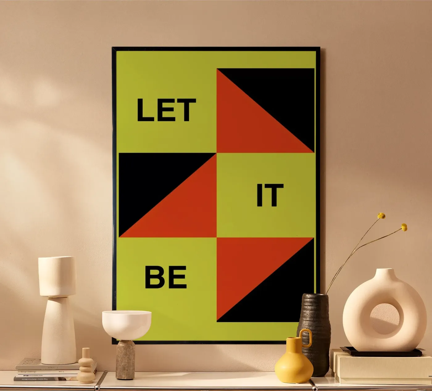 Let It Be poster de Naxart