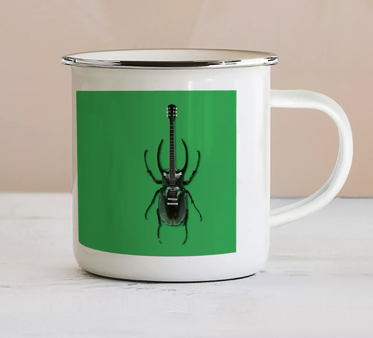 Beatle tazza in smalto da 360brain