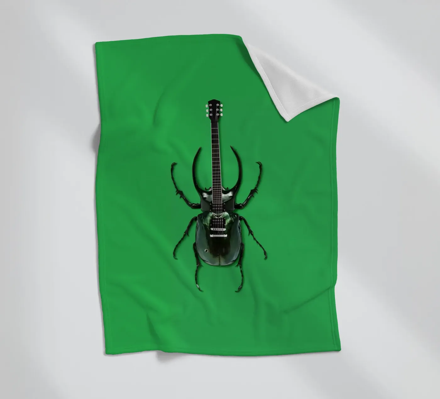 Beatle fleece blanket by 360brain