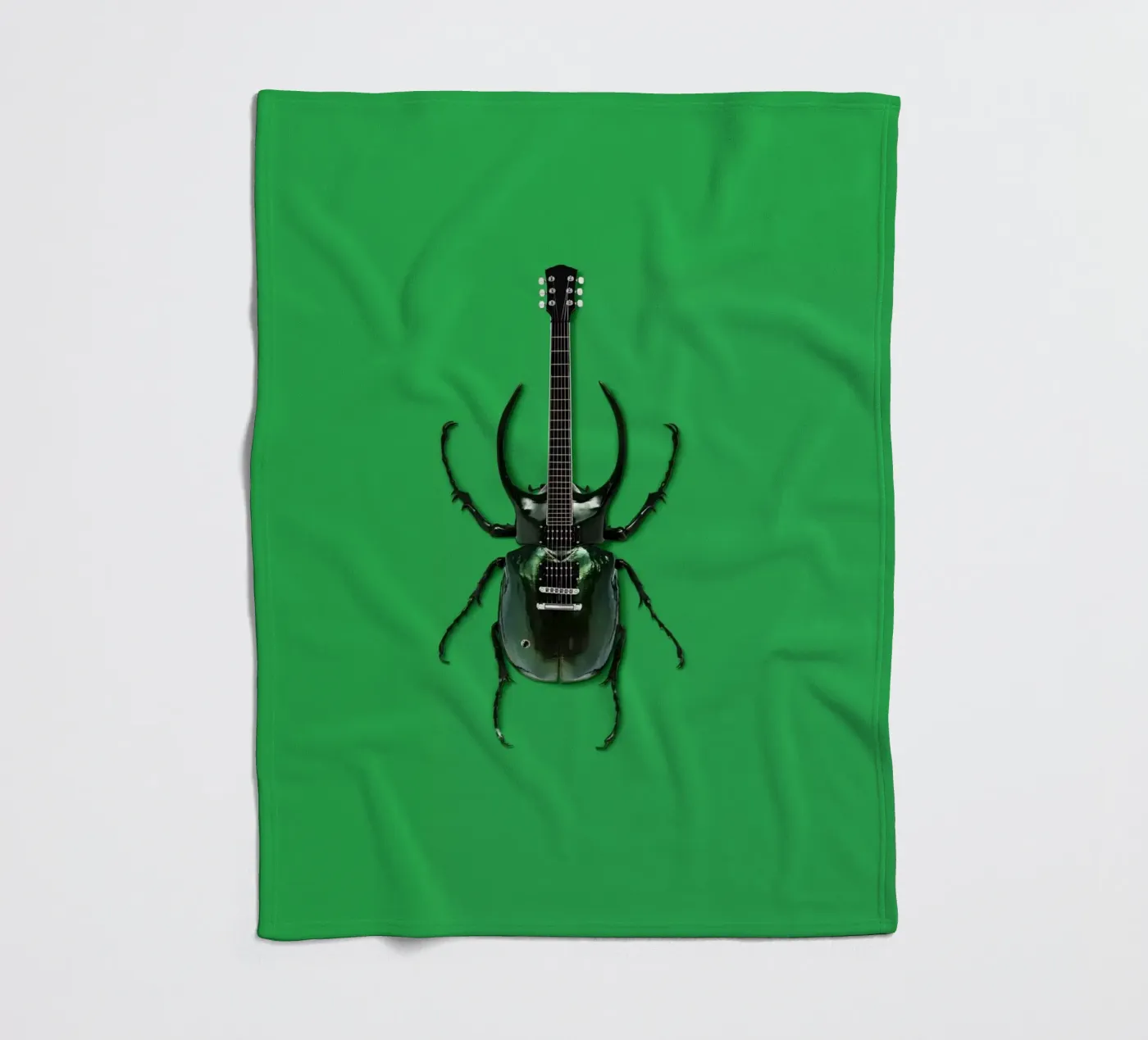 Beatle fleece blanket by 360brain