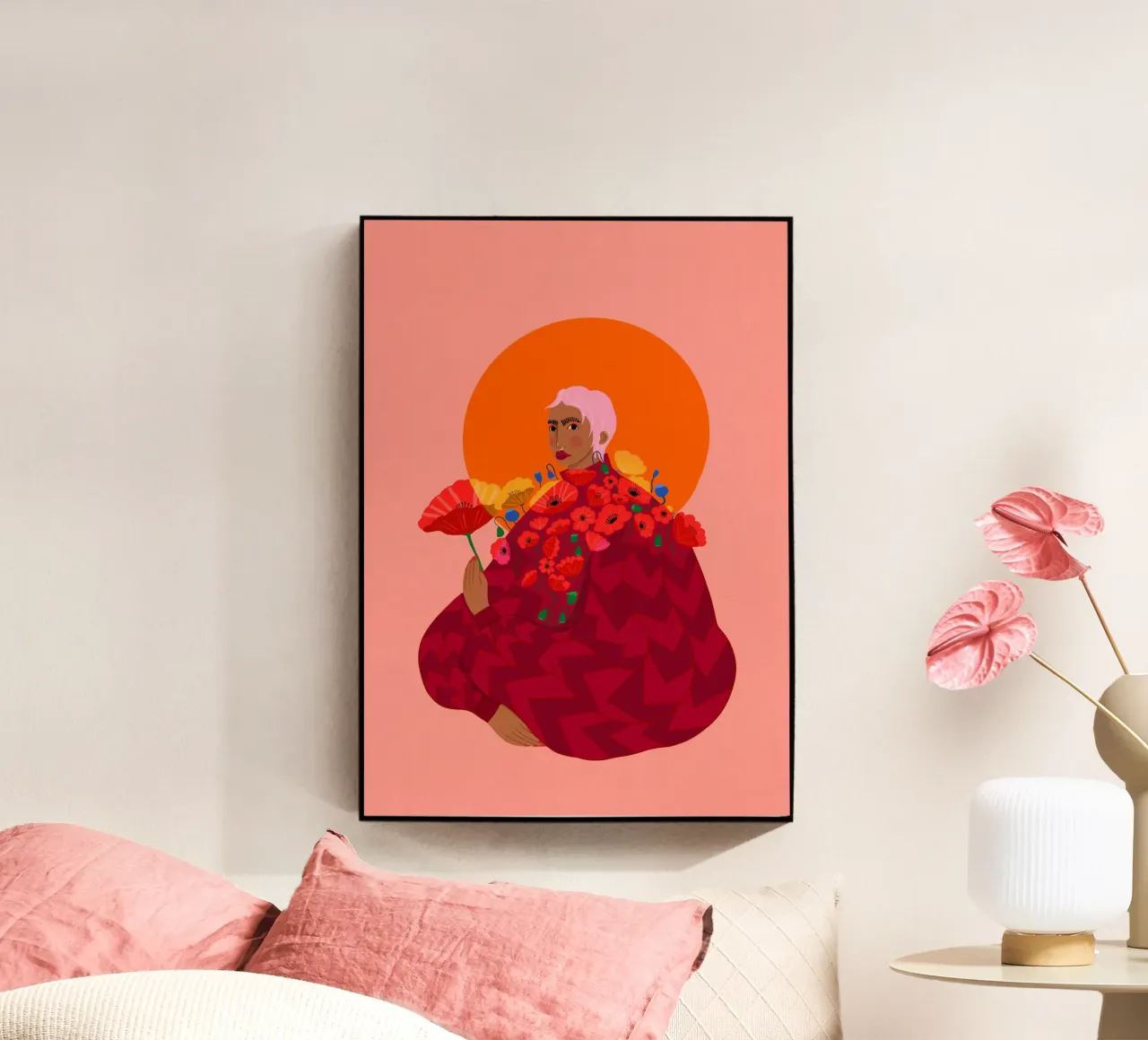 Coquelicots plexiglas de Nesill