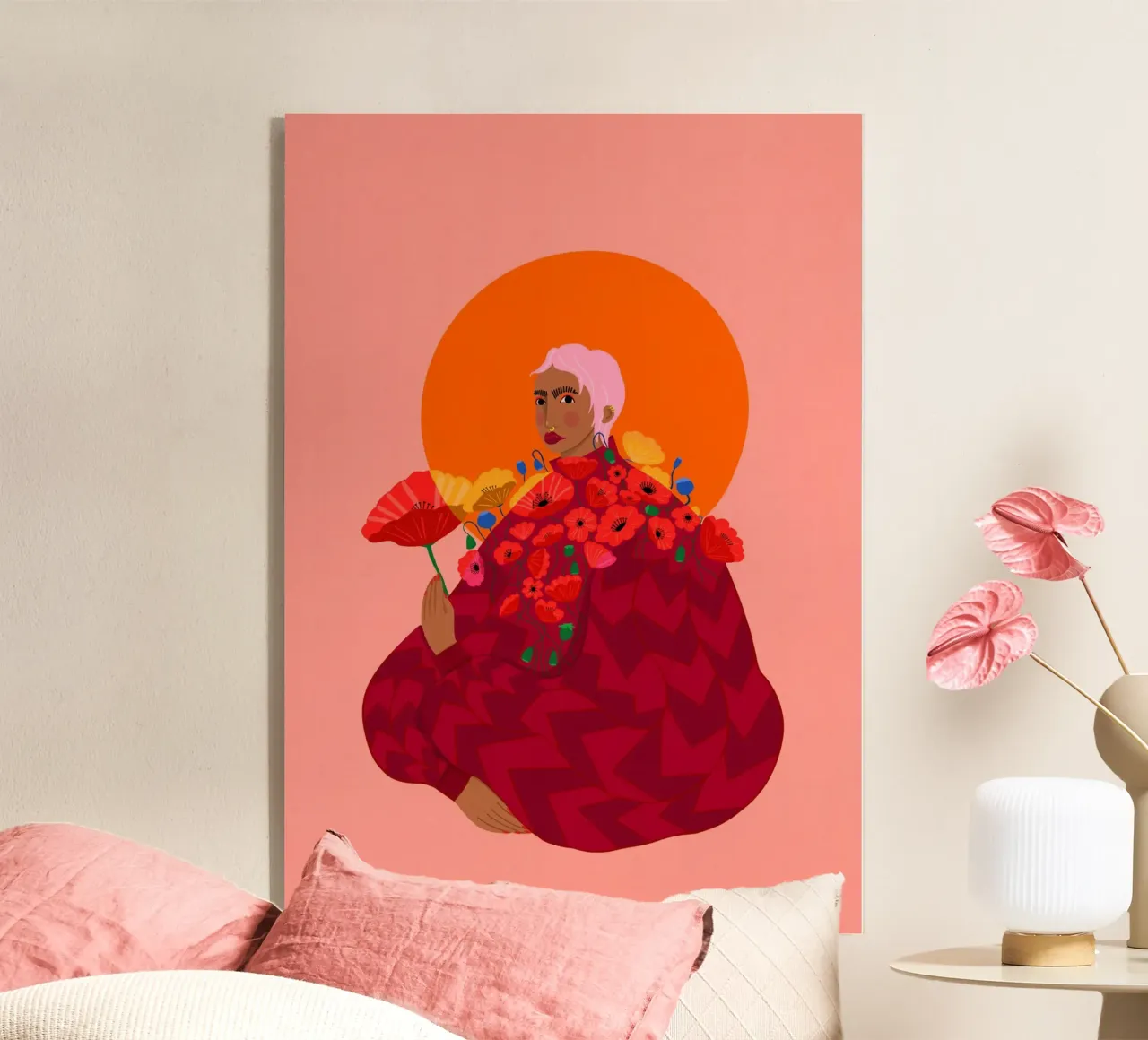 Coquelicots plexiglas de Nesill