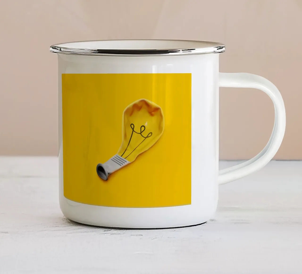 Nessuna idea tazza in smalto da 360brain