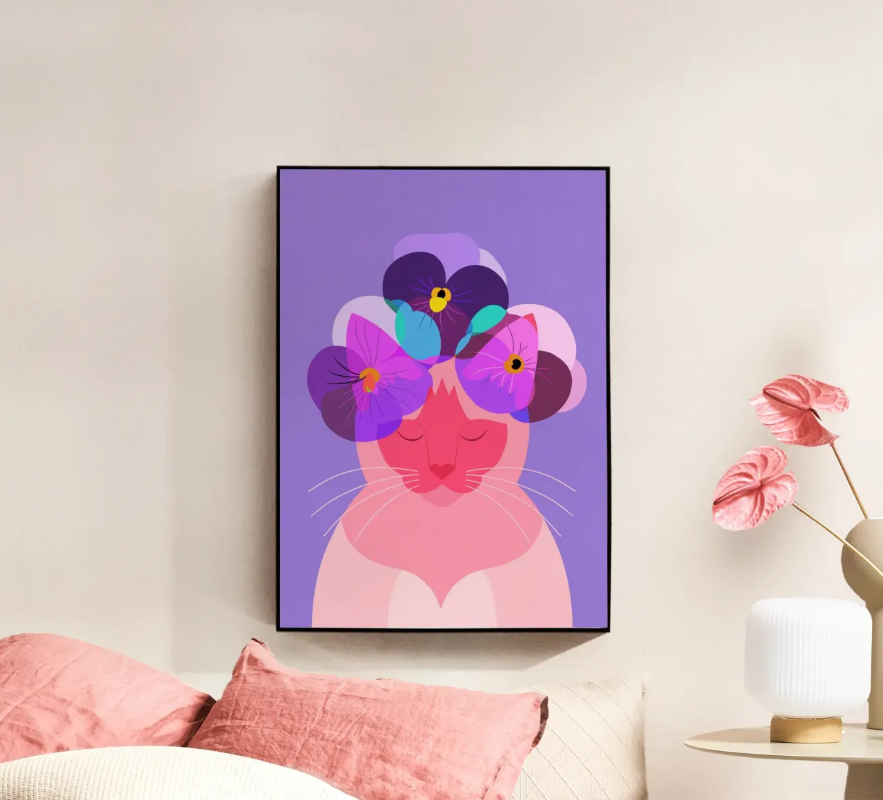 Le chat plexiglass da Nesill