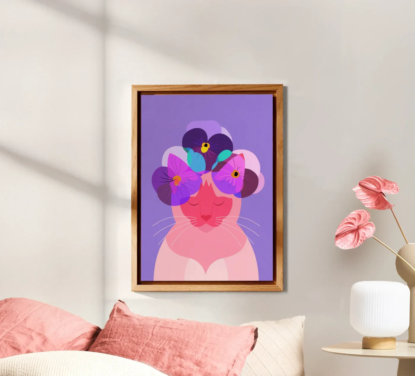 Le chat alluminio dibond da Nesill