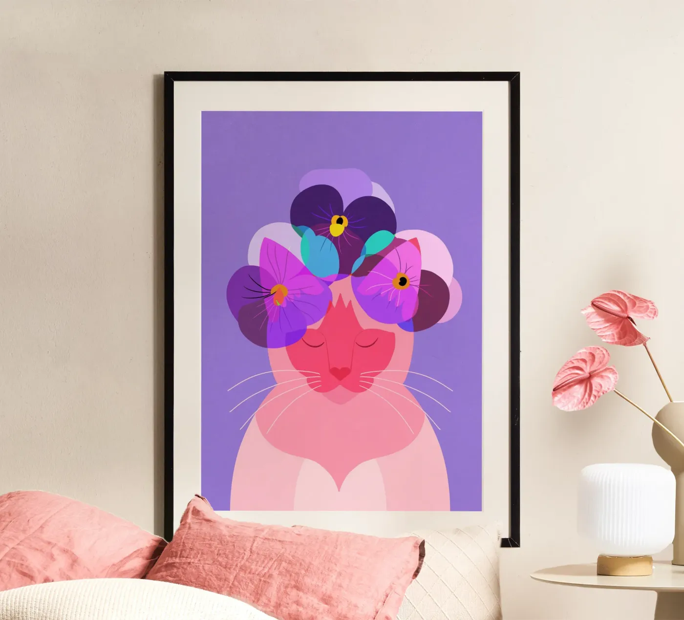Le chat Poster von Nesill