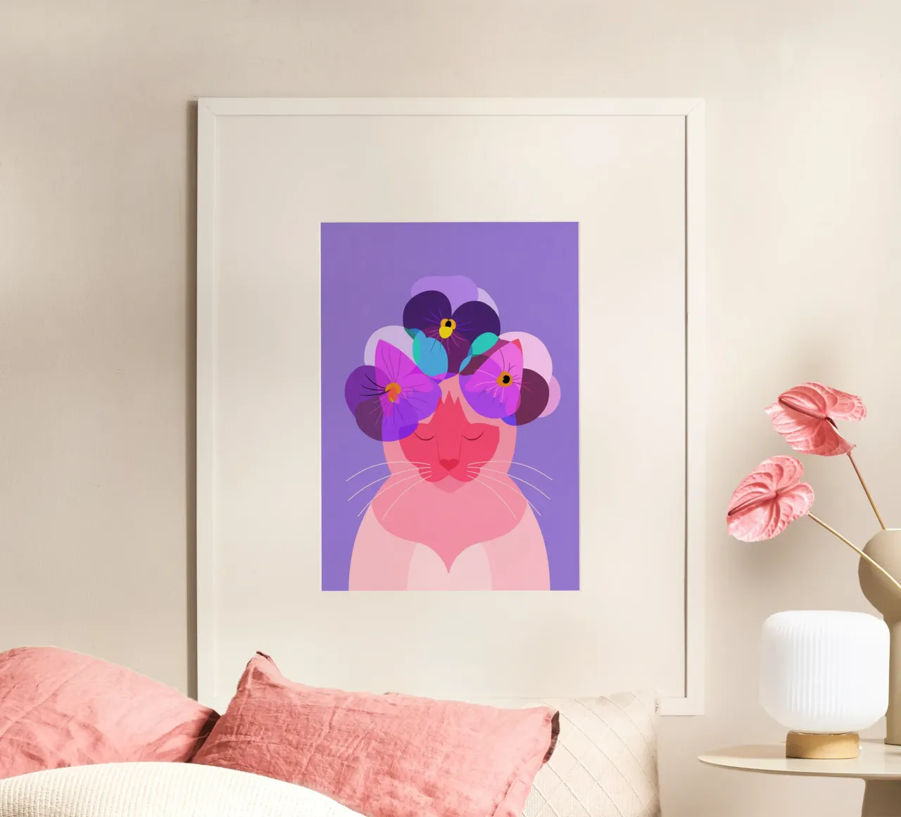 Le chat poster by Nesill