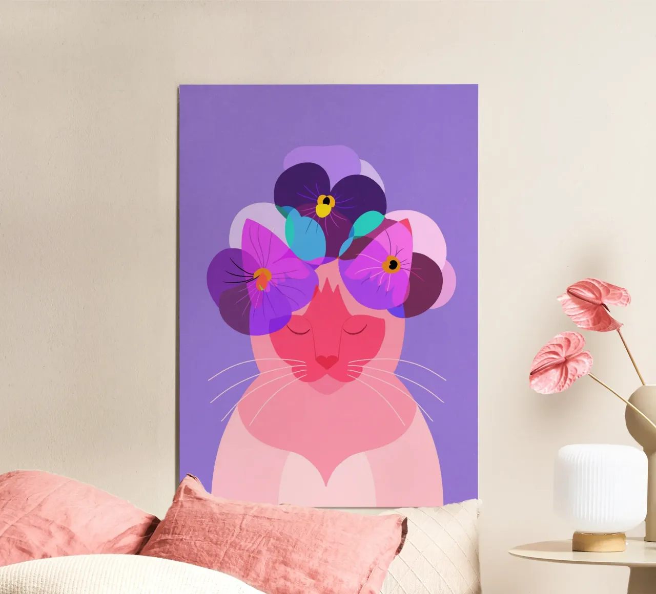 Le chat poster by Nesill