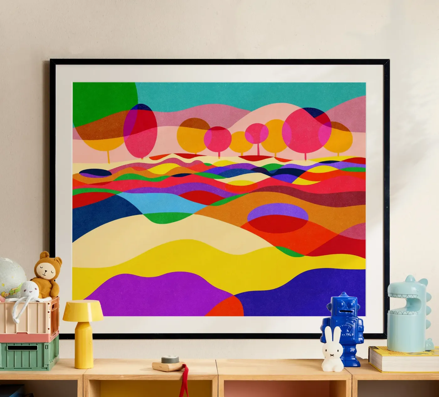 Farbfelder Poster von Nesill