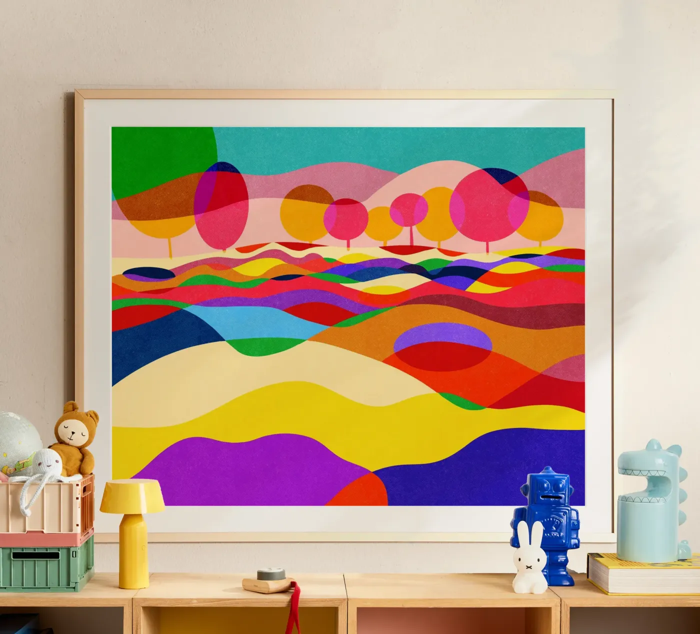 Farbfelder Poster von Nesill
