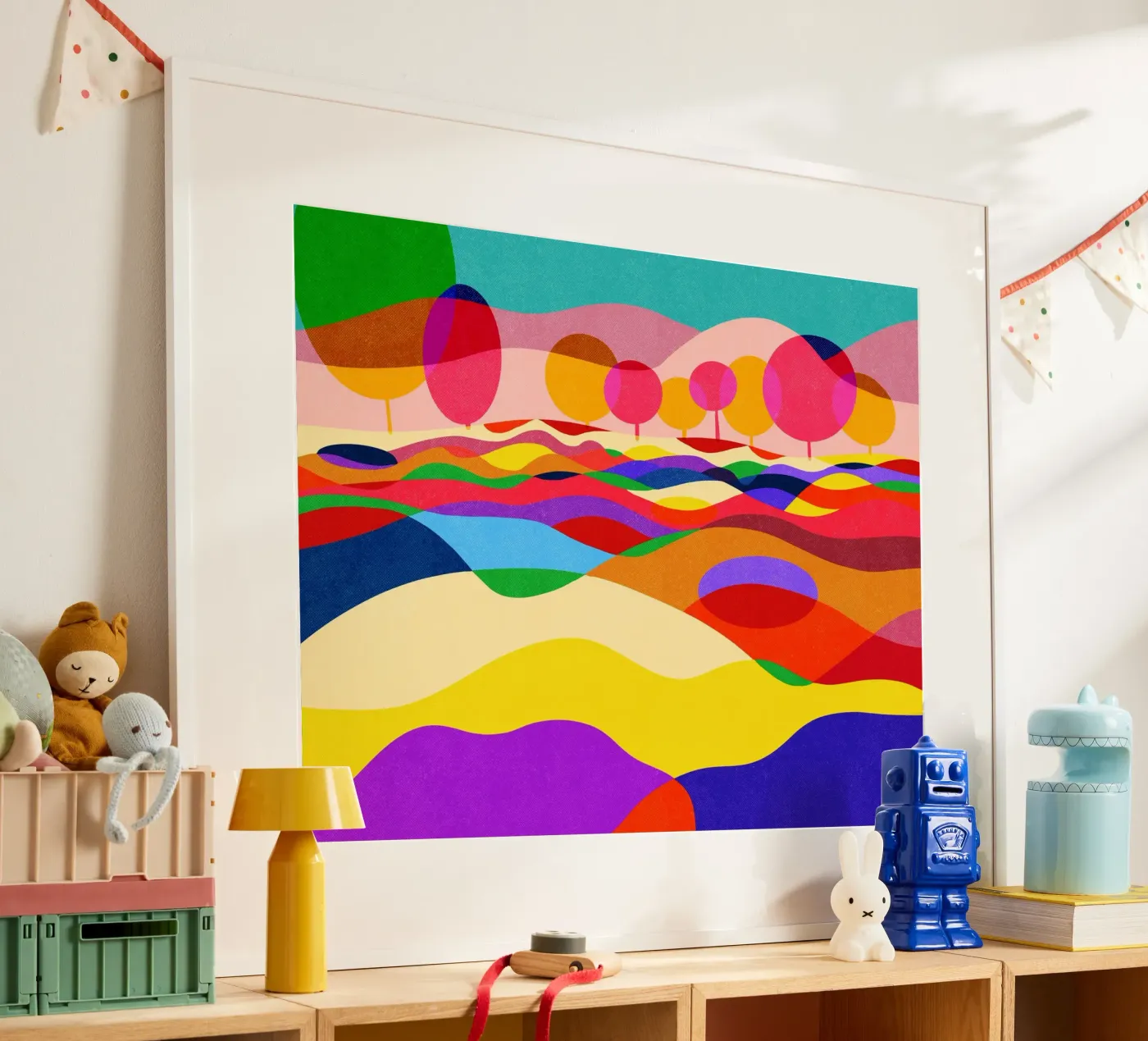 Farbfelder Poster von Nesill