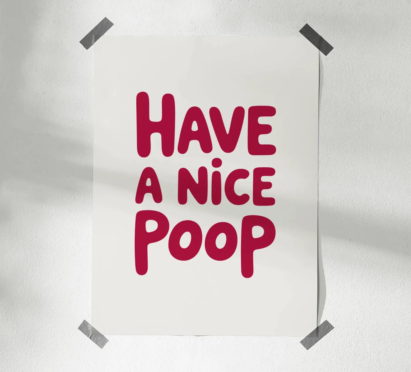 Poop poster van FELICIA