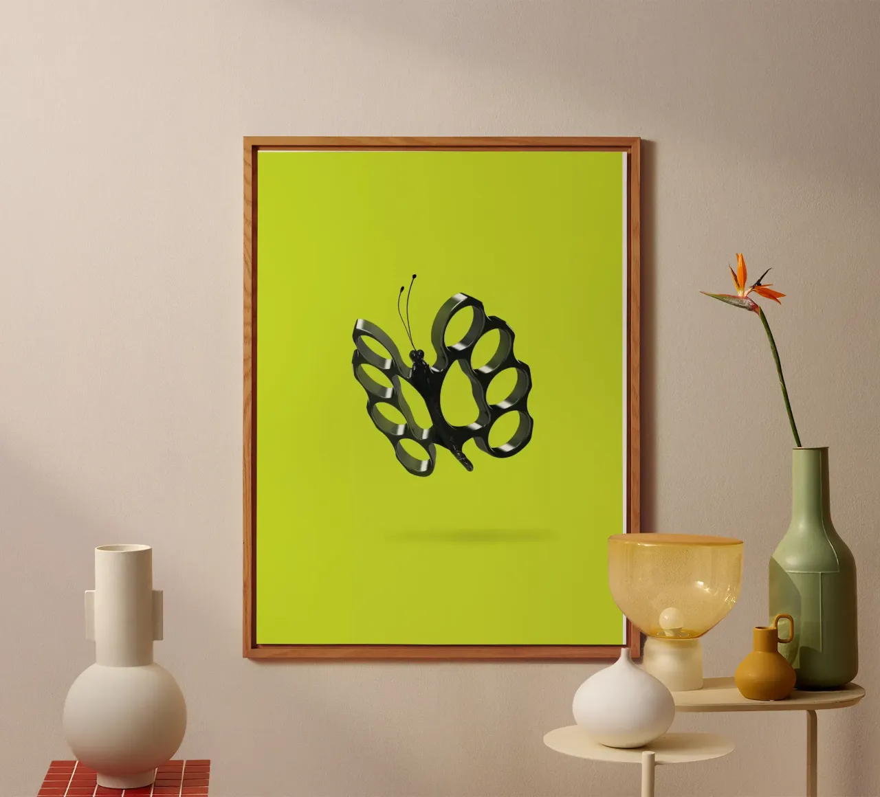Sting Like A Butterfly alu-dibond by 360brain