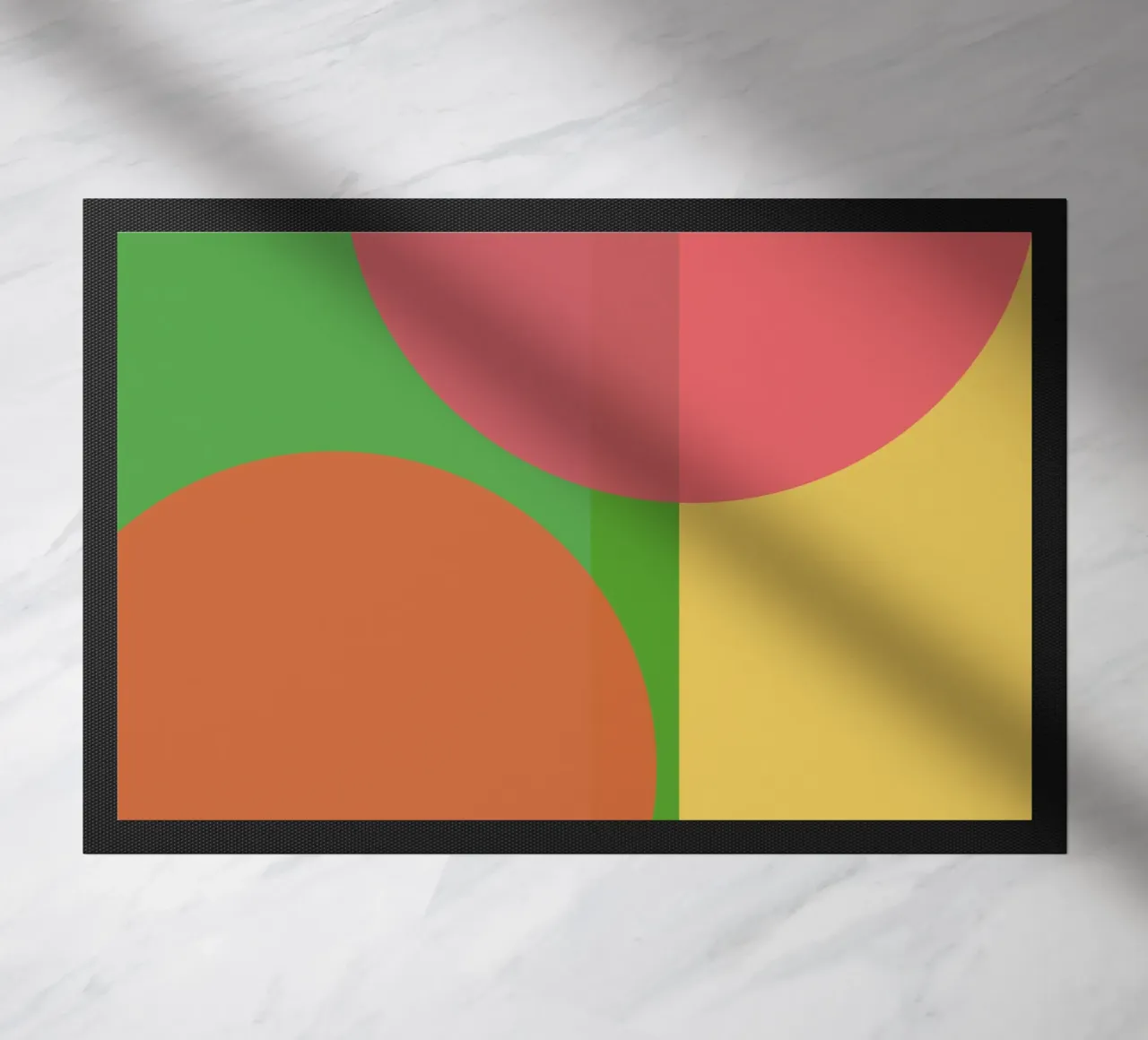 Affinity III doormat by Rose Beck Art