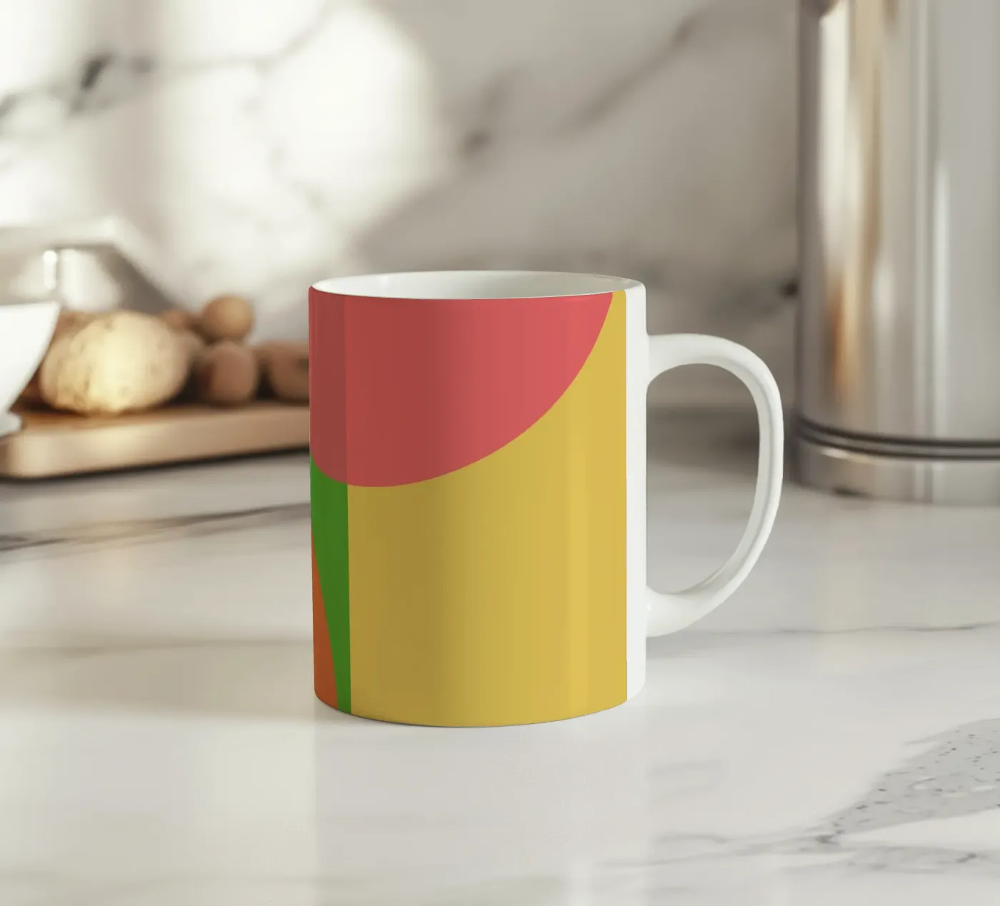 Affinity III ceramic mug by Rose Beck Art