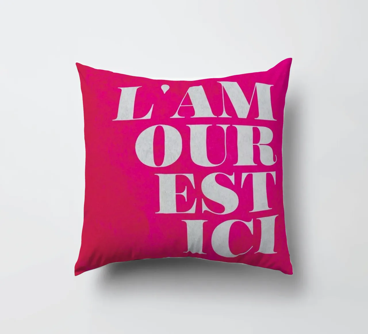 Love decorative cushion by Three Of The Possessed
