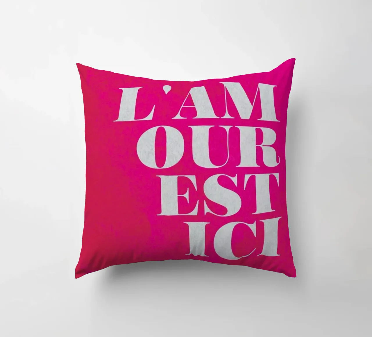 Love decorative cushion by Three Of The Possessed