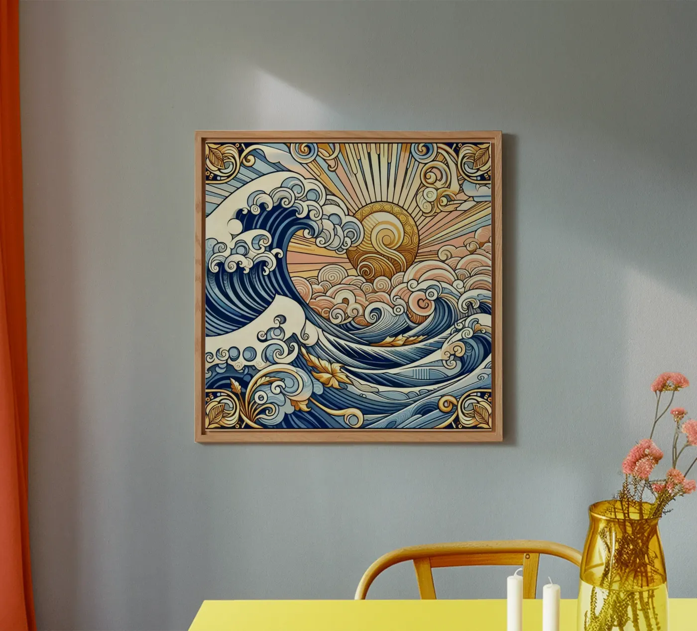 High waves forex plate by Art-Nouveau-Dsg