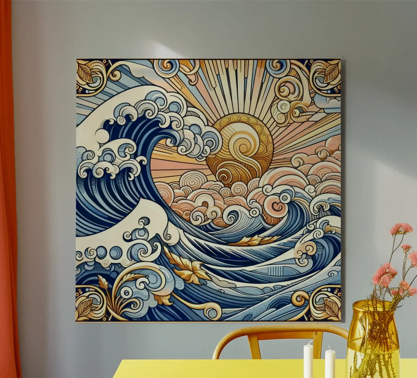 Onde alte alluminio dibond da Art-Nouveau-Dsg