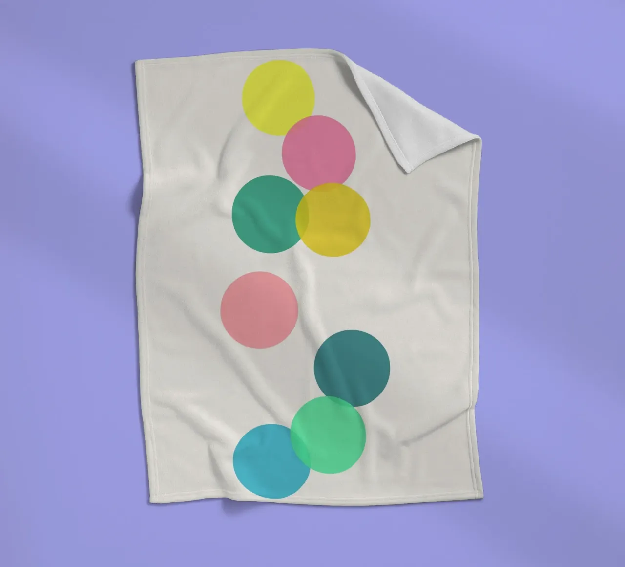 Dans fleecedeken van Rose Beck Art