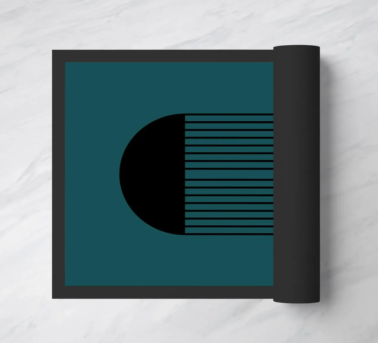 System Fußmatte von Rose Beck Art