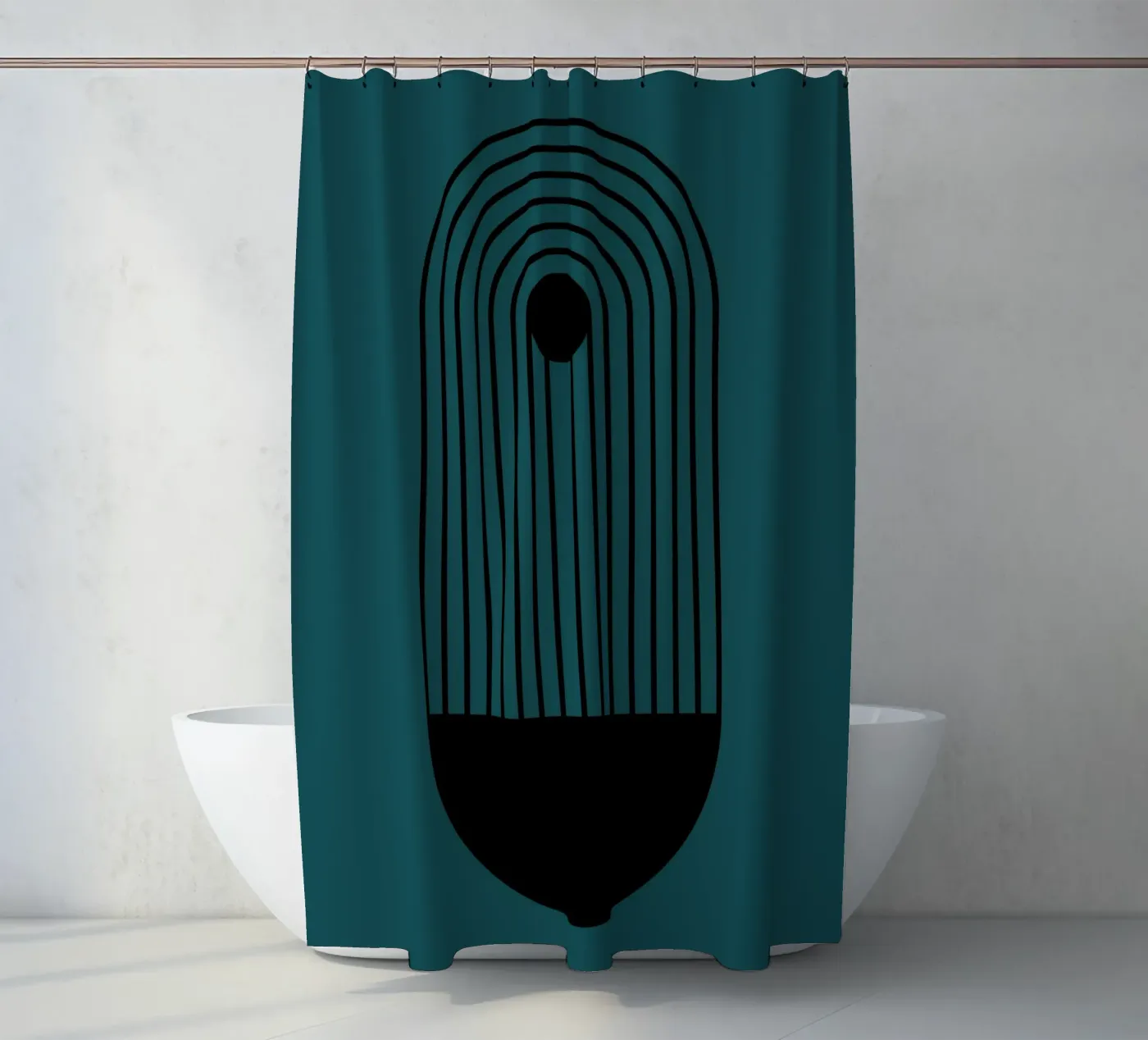 System Duschvorhang von Rose Beck Art