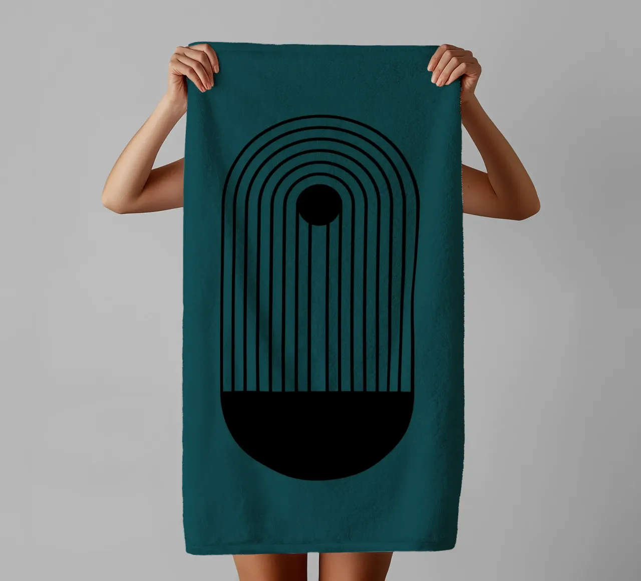 System towel by Rose Beck Art
