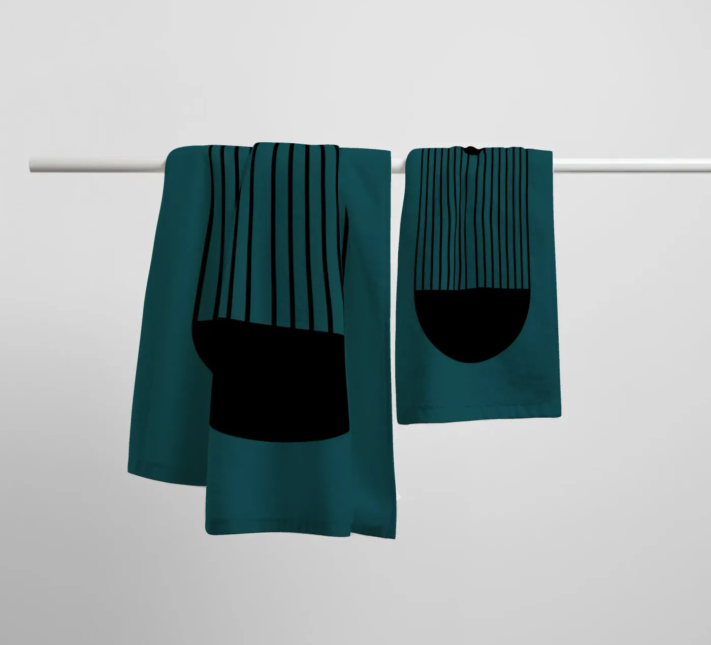 System badhanddoek van Rose Beck Art