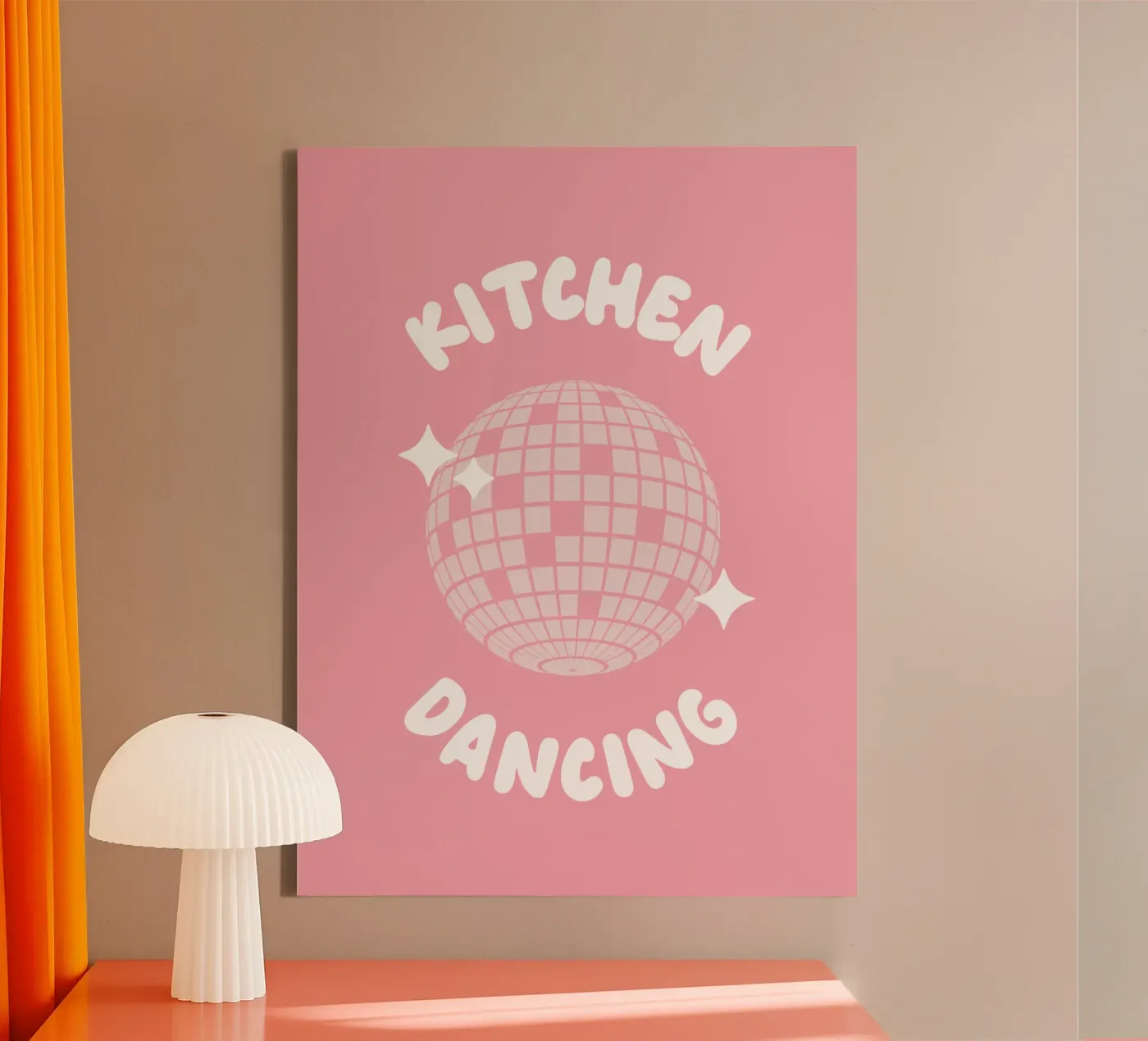 Kitchen Dancing toile de CSK DESIGN