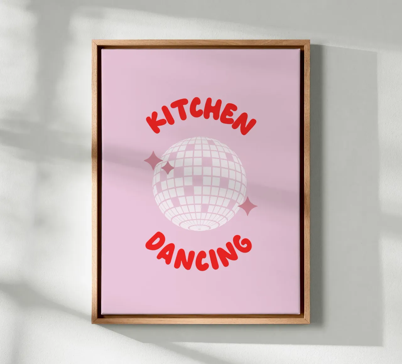 Kitchen Dancing canvas van CSK DESIGN
