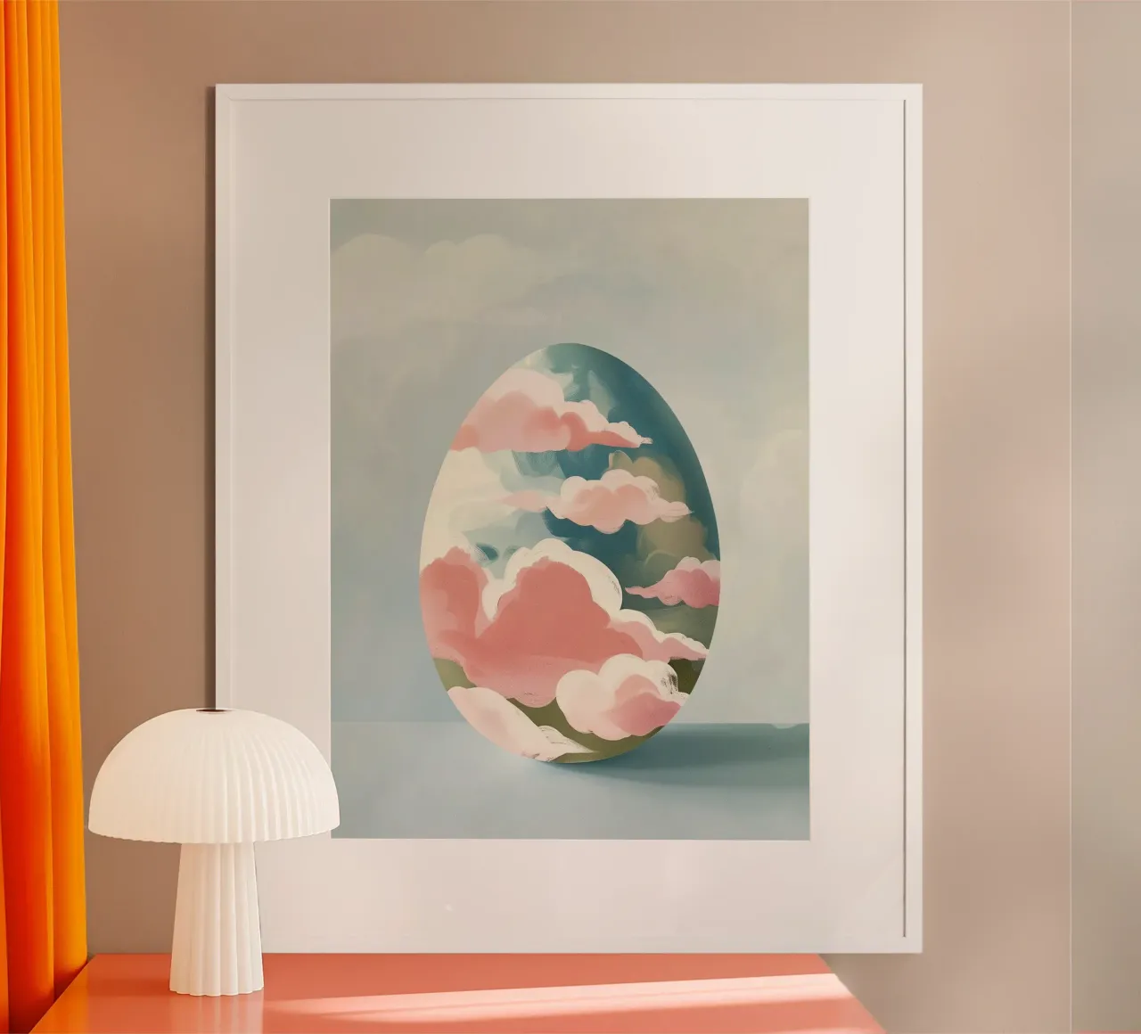 Pastel Cloud Egg poster da softsoul