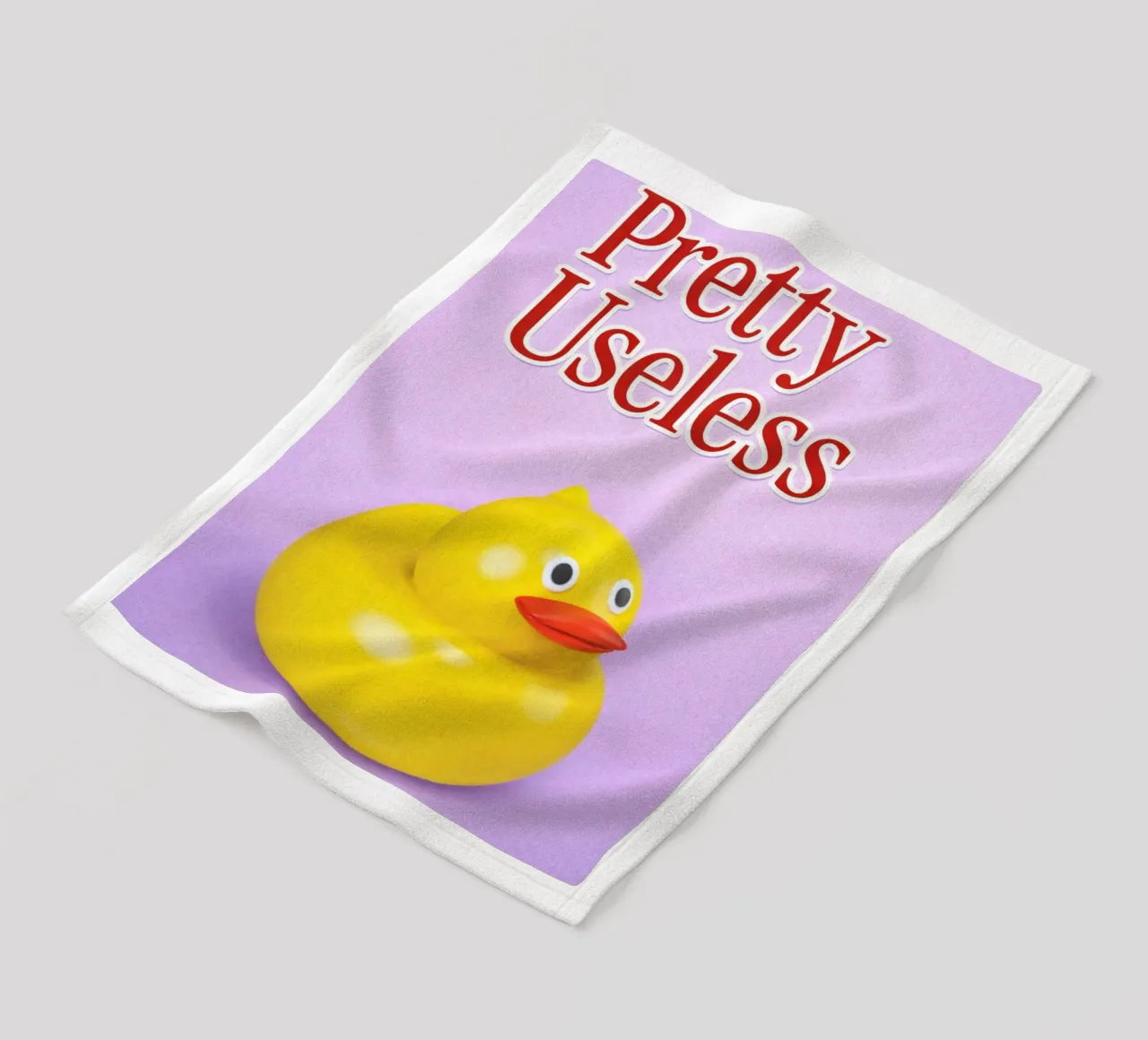 pretty useless fleece blanket by SADELA