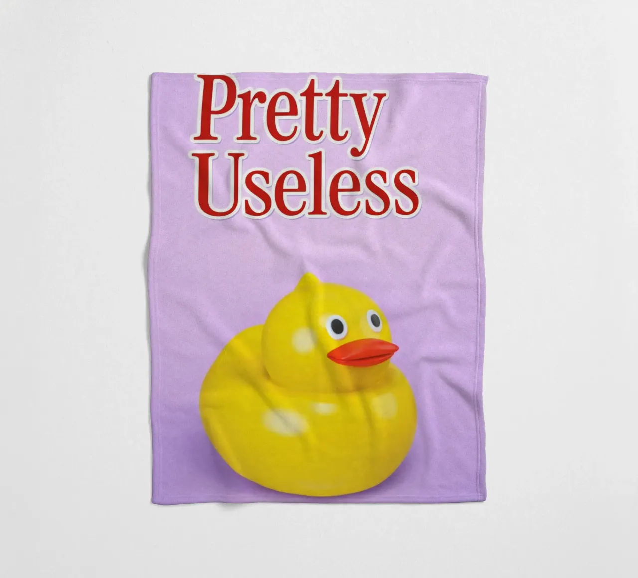 pretty useless fleece blanket by SADELA