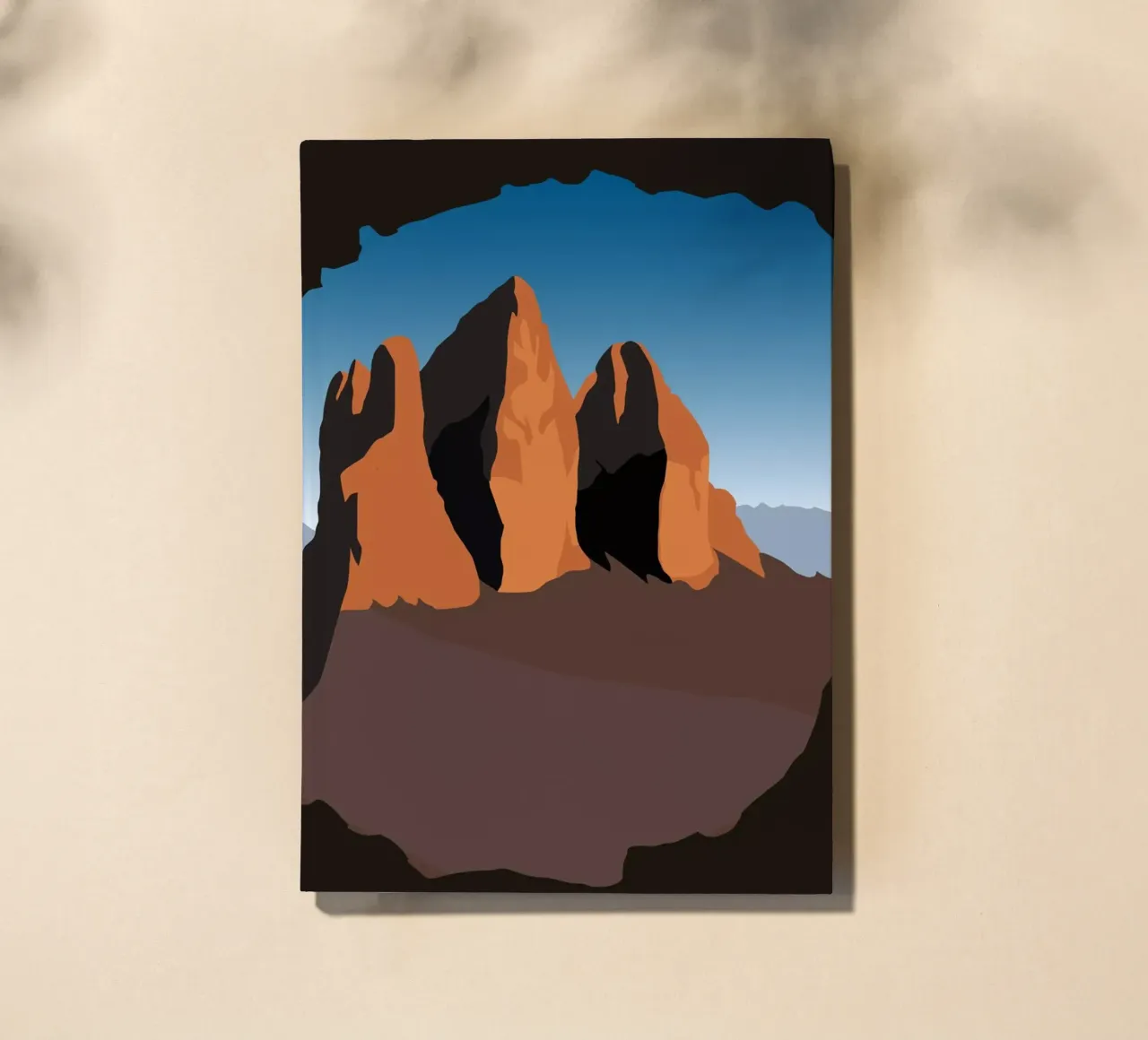 Tre Cime di Lavaredo notebook by minimalist designs