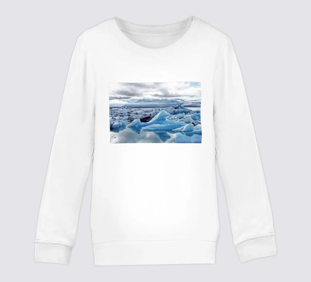 Jökulsárlón Glacier Lagoon felpa bambino da Fjöllart