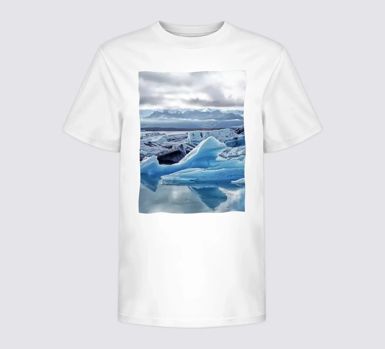Jökulsárlón Glacier Lagoon kids t-shirt by Fjöllart