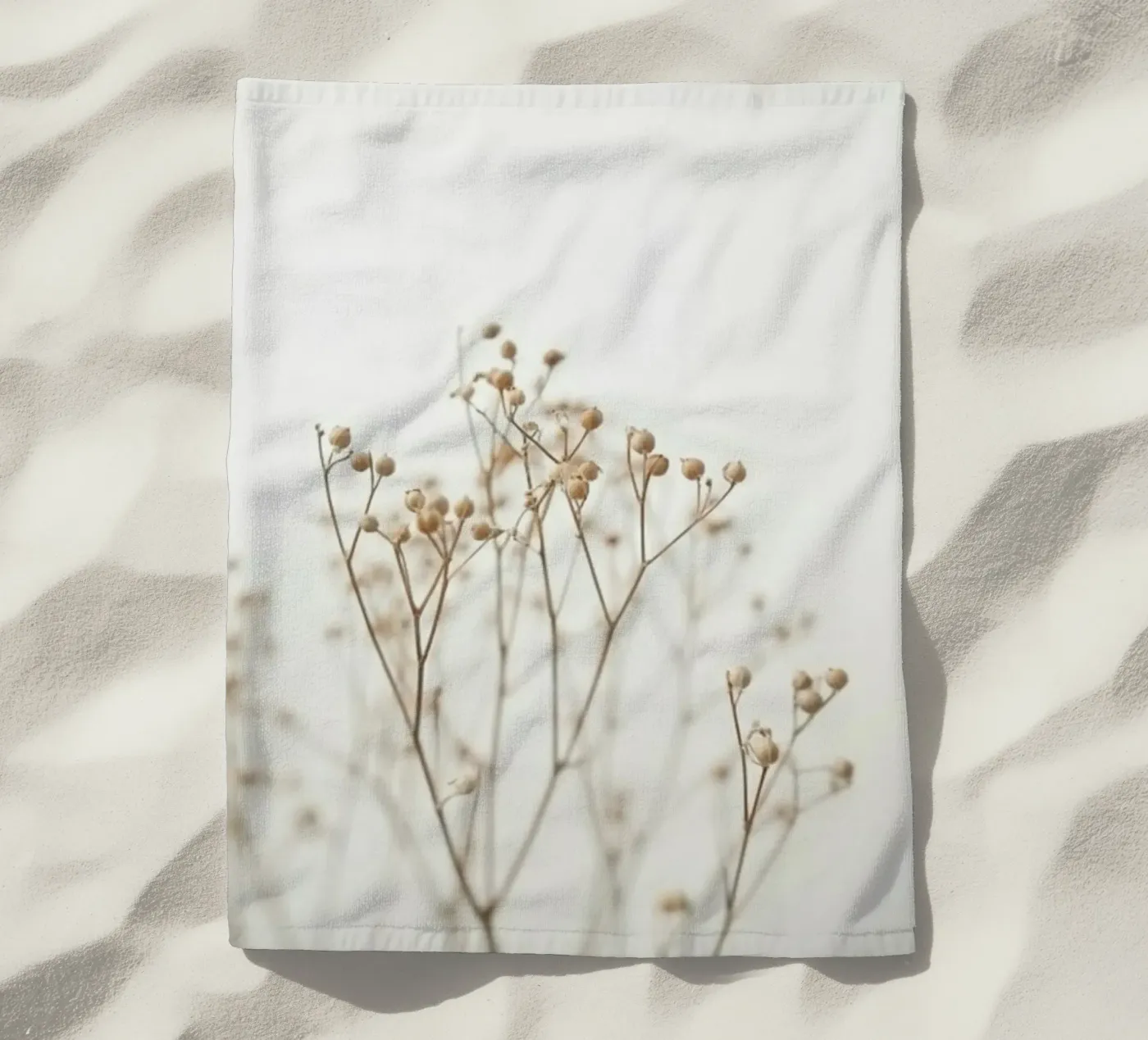 GEDROOGD strandhanddoek van PERSIE