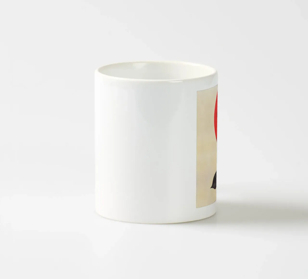 Fiore su rosso tazza in ceramica da LaylaOzHome