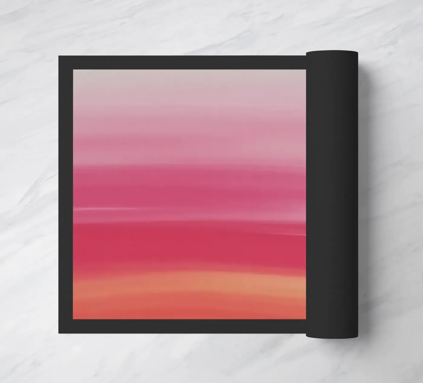 Pink horizontal gradient paillasson de MORINA FLAW