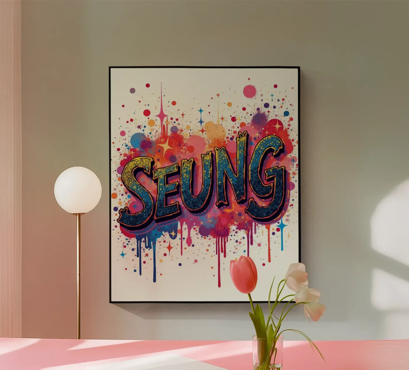 SEUNG acryl van CASTILO Namengalerie