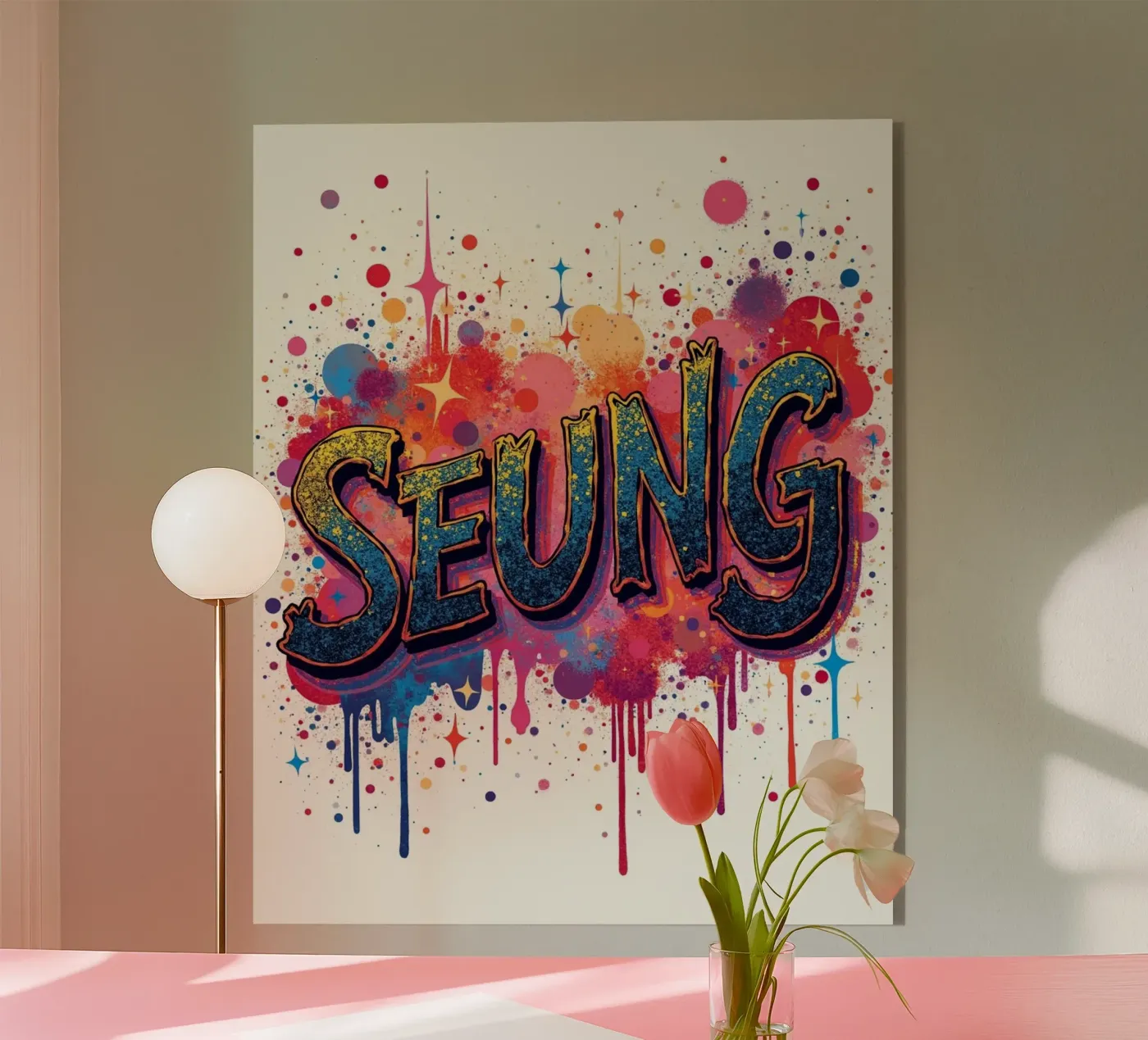 SEUNG acryl van CASTILO Namengalerie