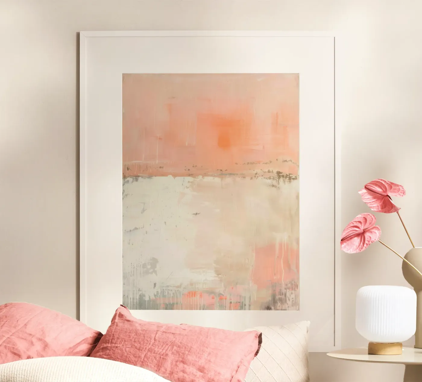 Apricot Static poster van Colormenta