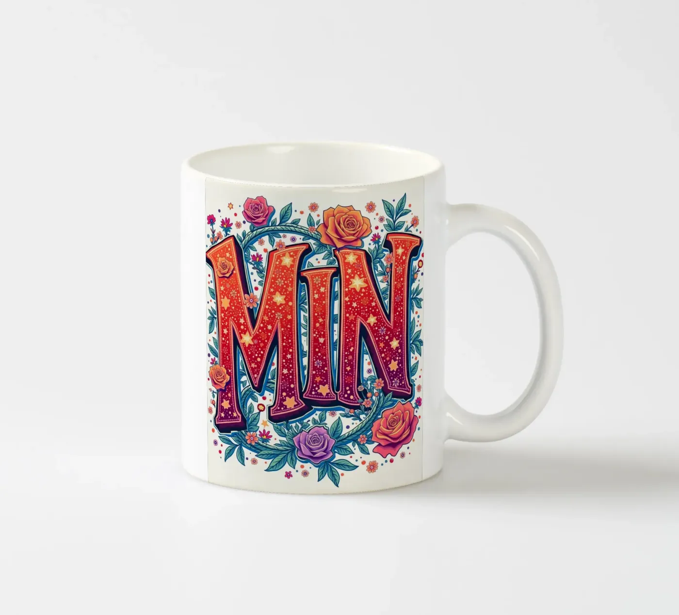 MIN ceramic mug by CASTILO Namengalerie