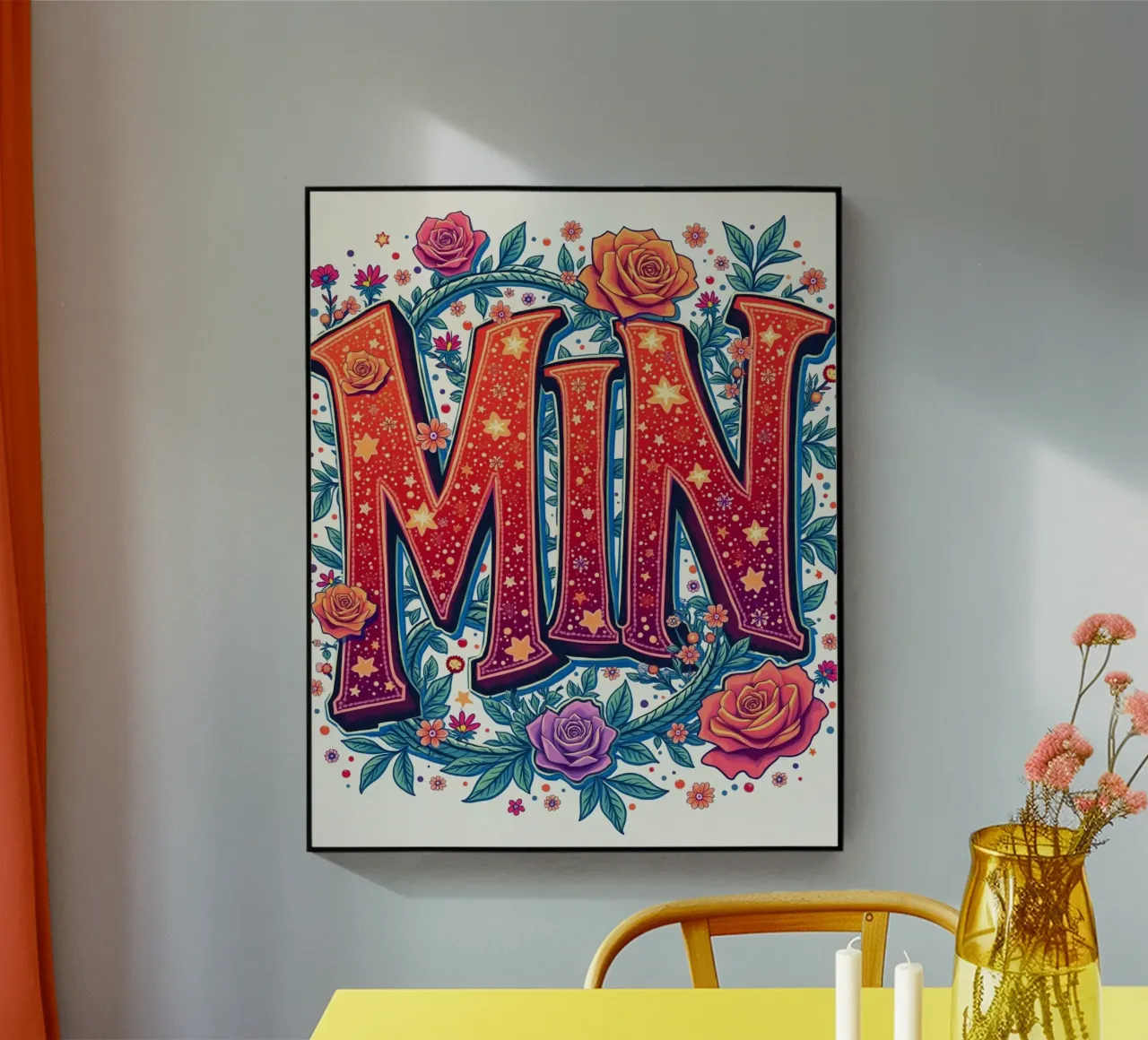 MIN plexiglas de CASTILO Namengalerie