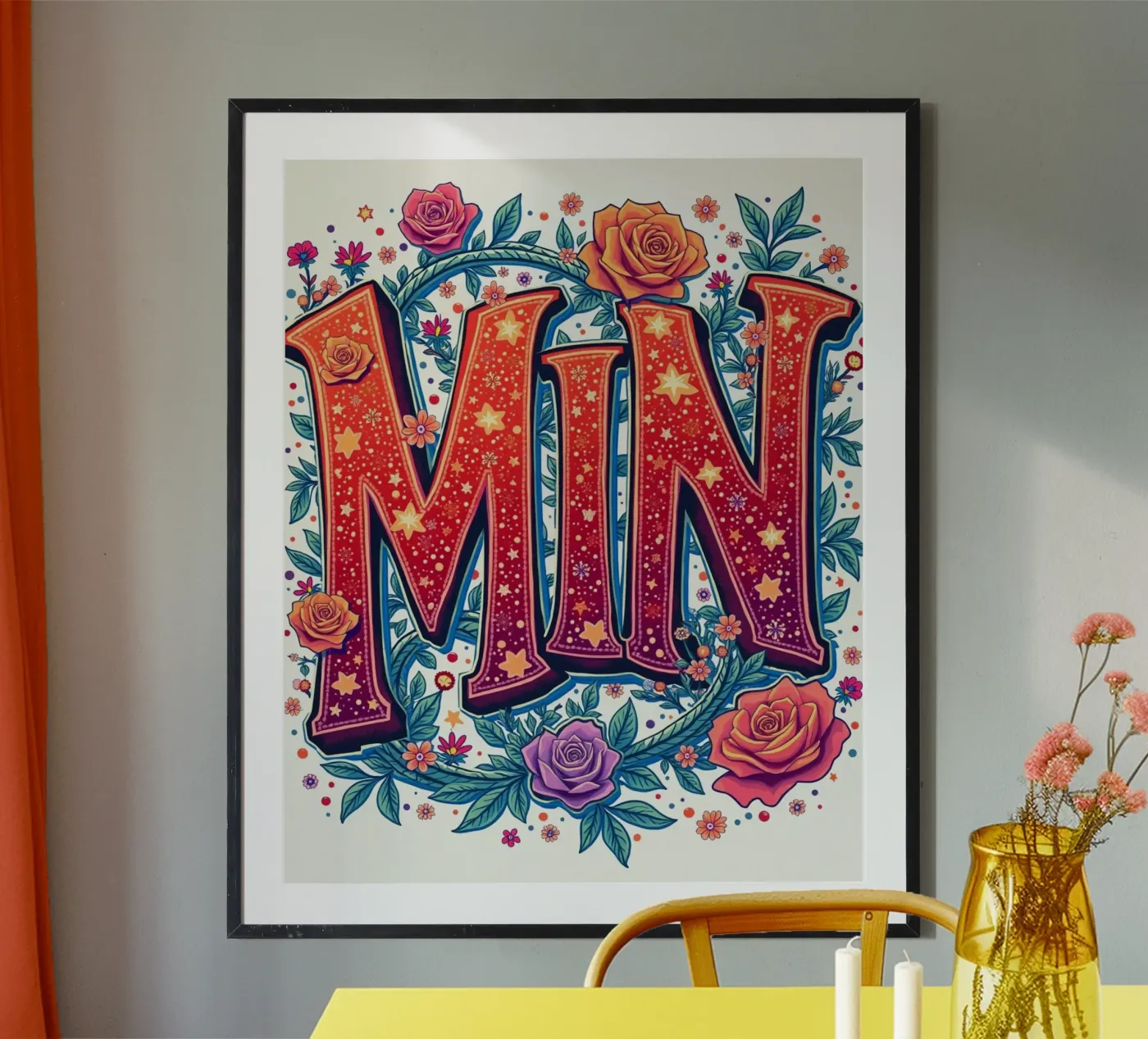 MIN poster by CASTILO Namengalerie