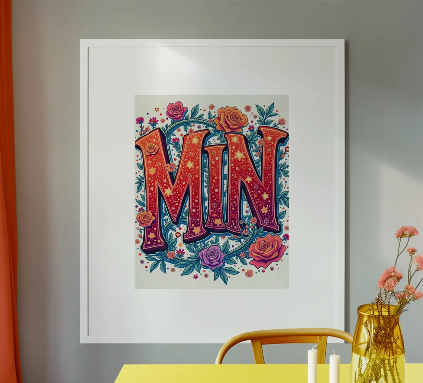MIN poster by CASTILO Namengalerie