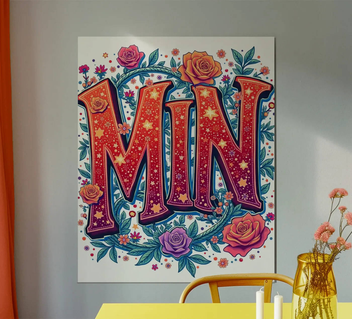 MIN poster by CASTILO Namengalerie